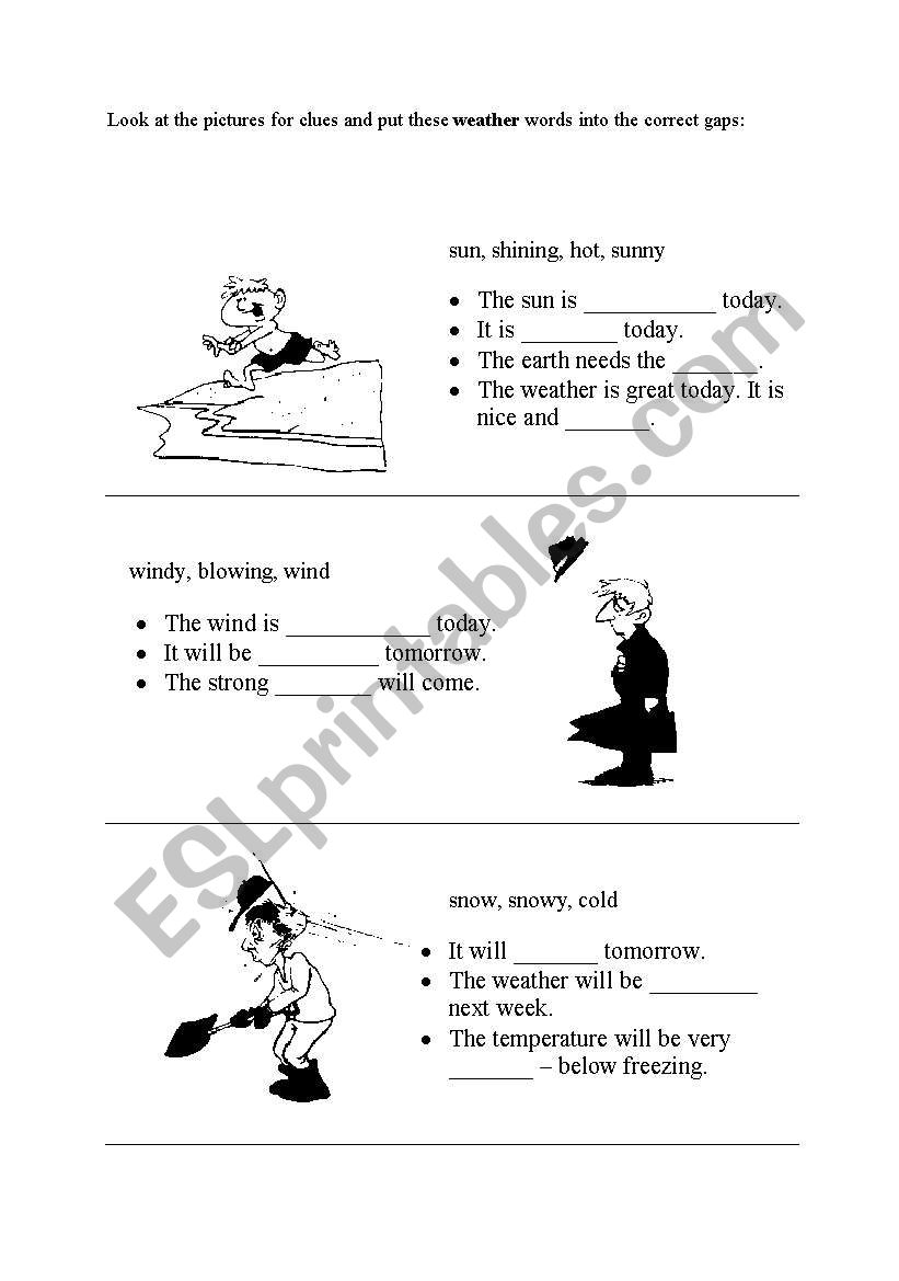 the weather worksheet