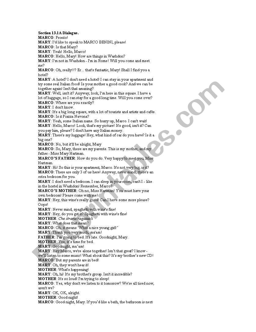 Wall Street English Waystage 1 - SPEAKING CENTERdialogue
