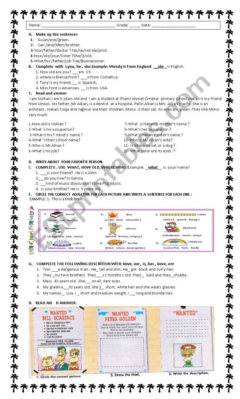 review worksheet worksheet