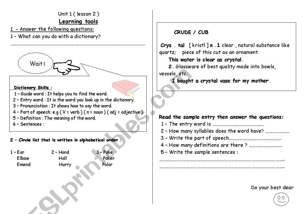 Gerund worksheet