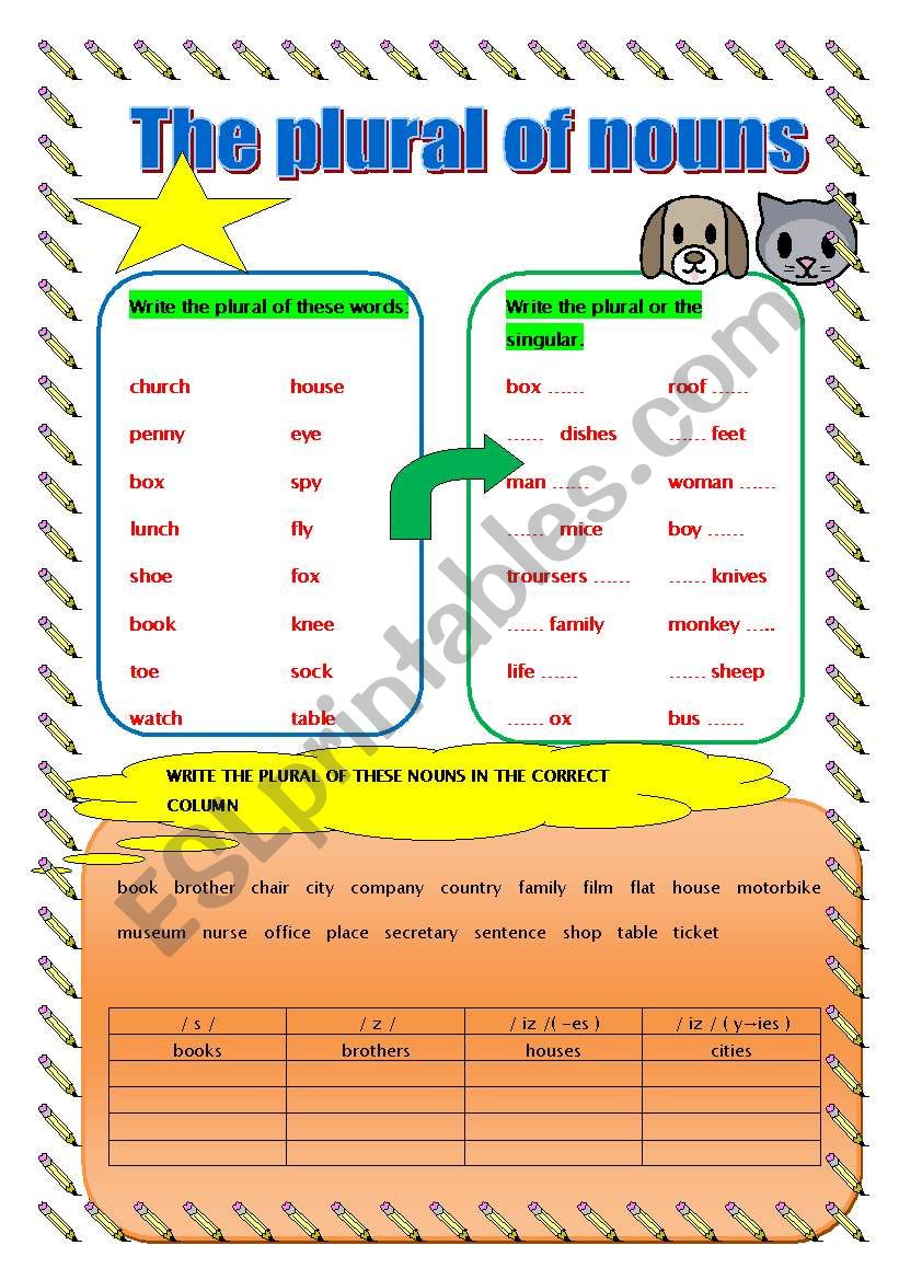 The Plural worksheet