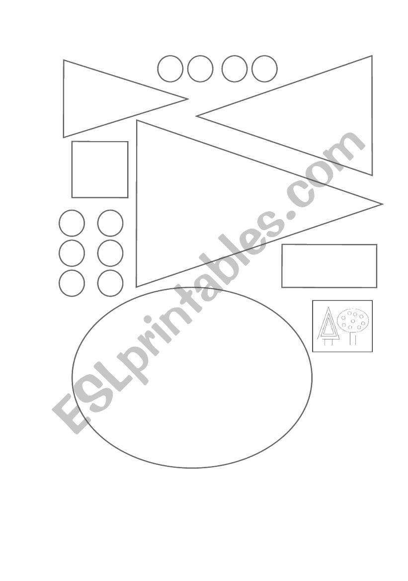 paint, cut and stick worksheet