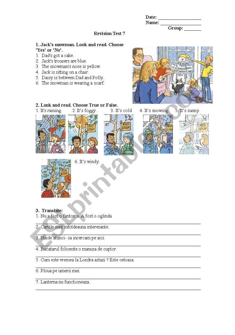 Present Simple and Continuous worksheet