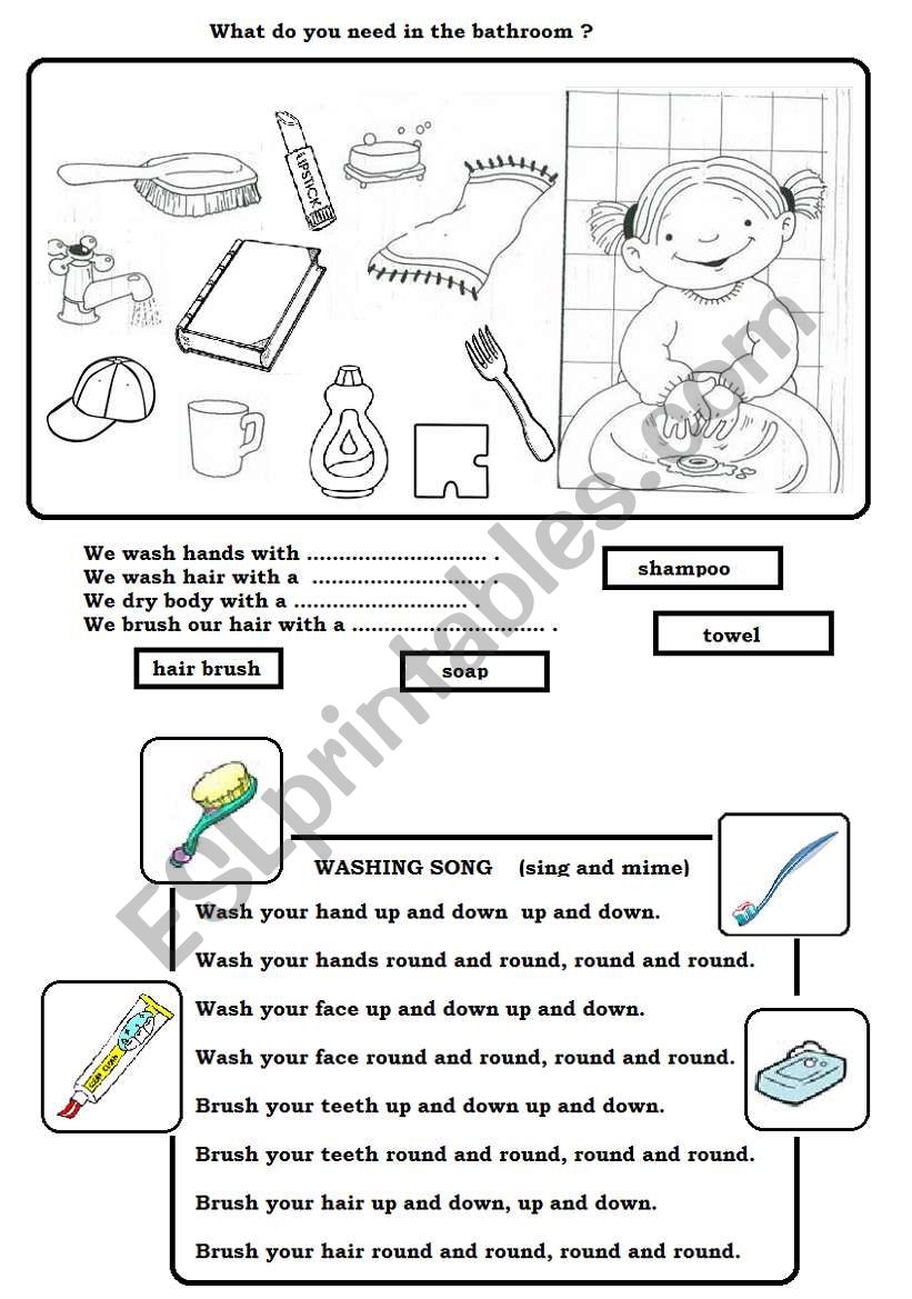 HYGIENE WORKSHEET worksheet