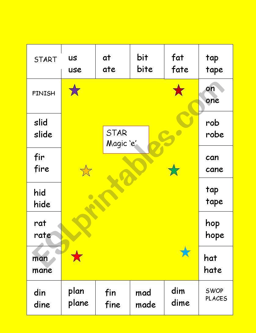 STAR  MAGIC Â´EÂ´ worksheet