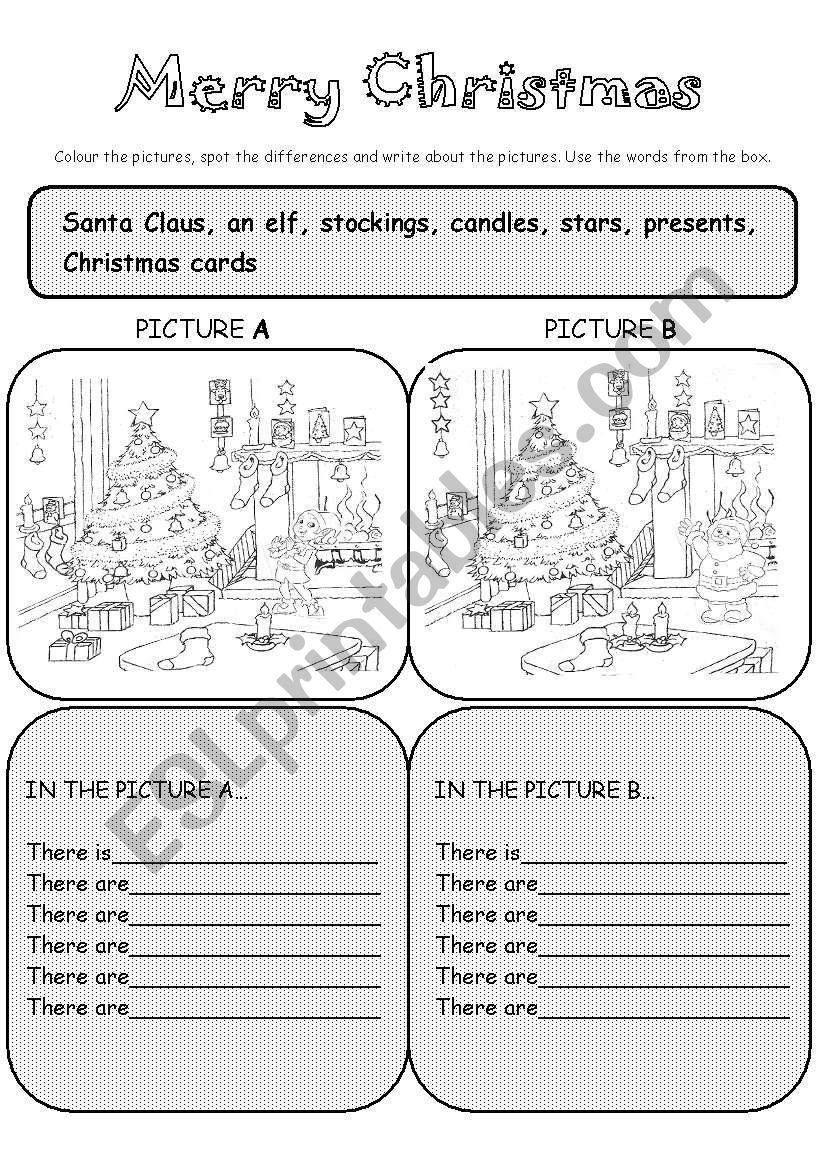 Christmas Counting worksheet