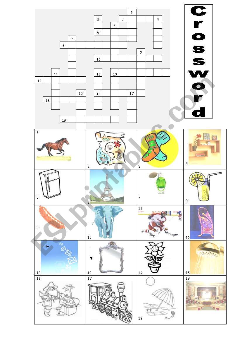 Crossword worksheet