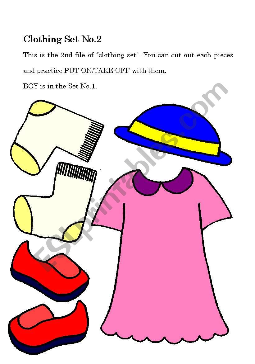 Clothing Set No. 2 worksheet