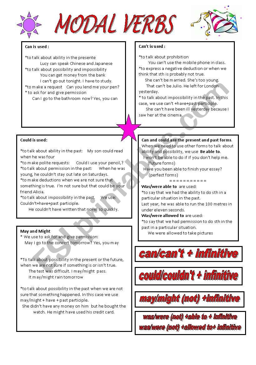 MODALVERBS- 2  worksheet