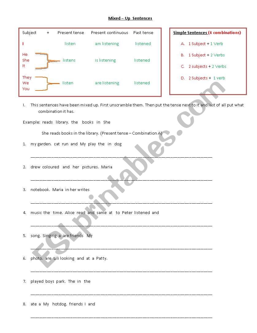 english-worksheets-simple-sentences-mixed-sentences