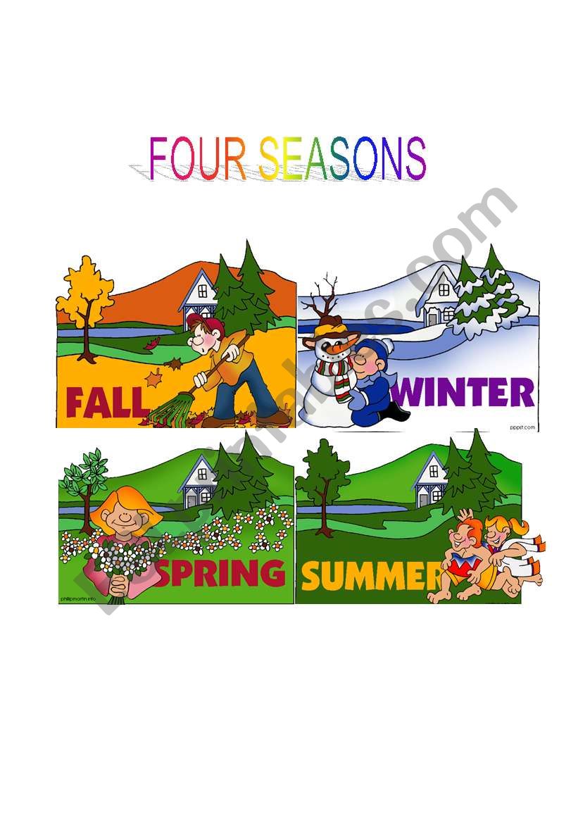 FOUR SEASONS worksheet