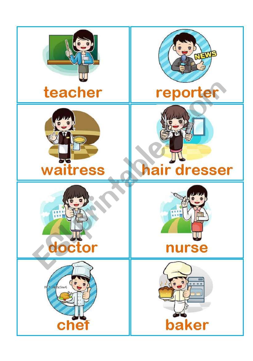 Occupations and Jobs Flashcards 1