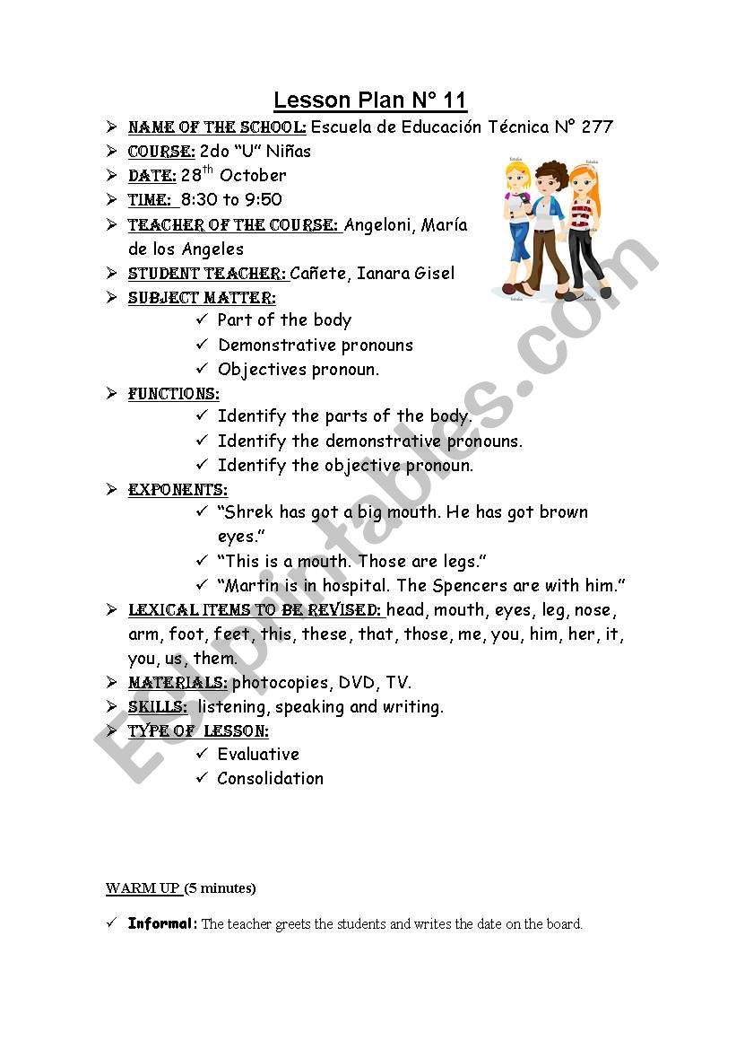 Shrek worksheet