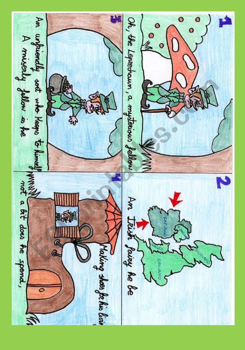 The Leprechauns poem worksheet