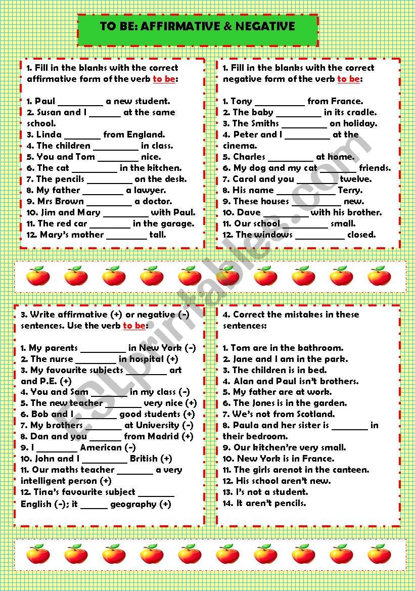 to-be-affirmative-negative-esl-worksheet-by-dinglesazara