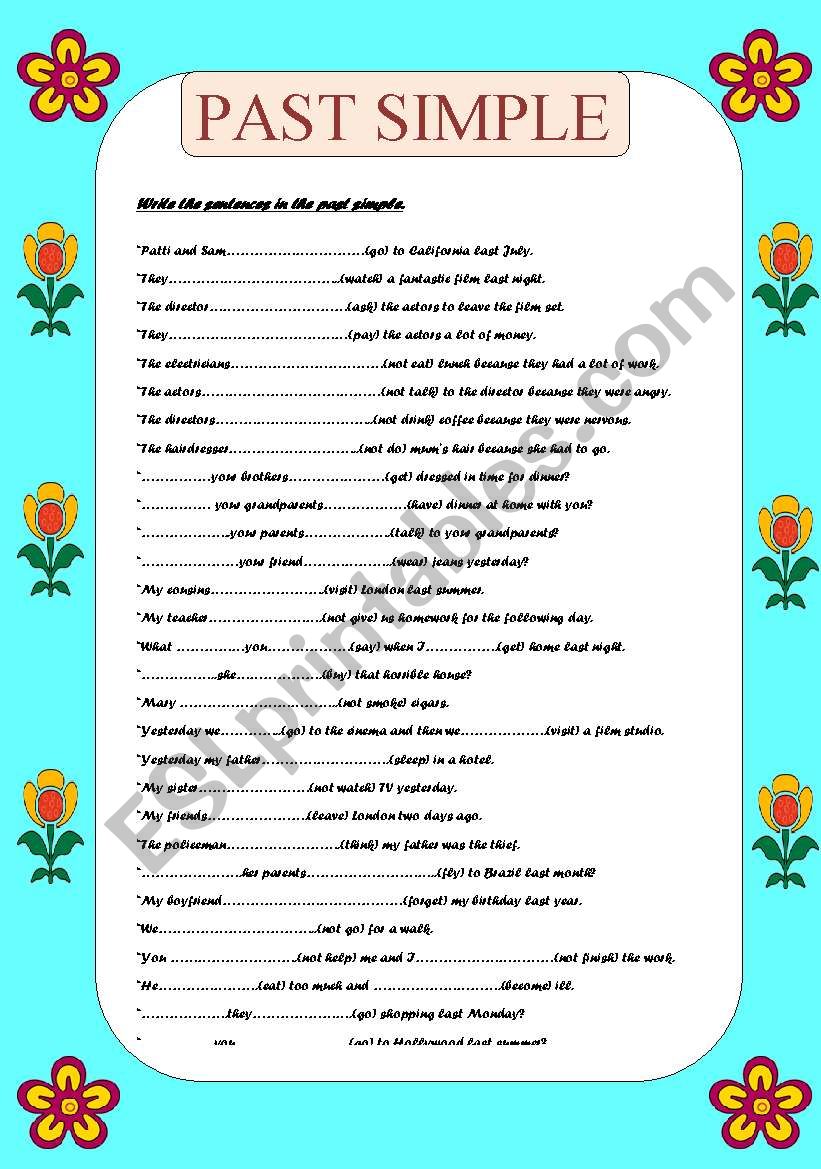 past-simple-affirmative-negative-and-interrogative-sentences-esl-worksheet-by-montseteacher