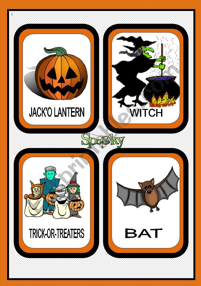 Halloween 2011 - Flashcards set 1