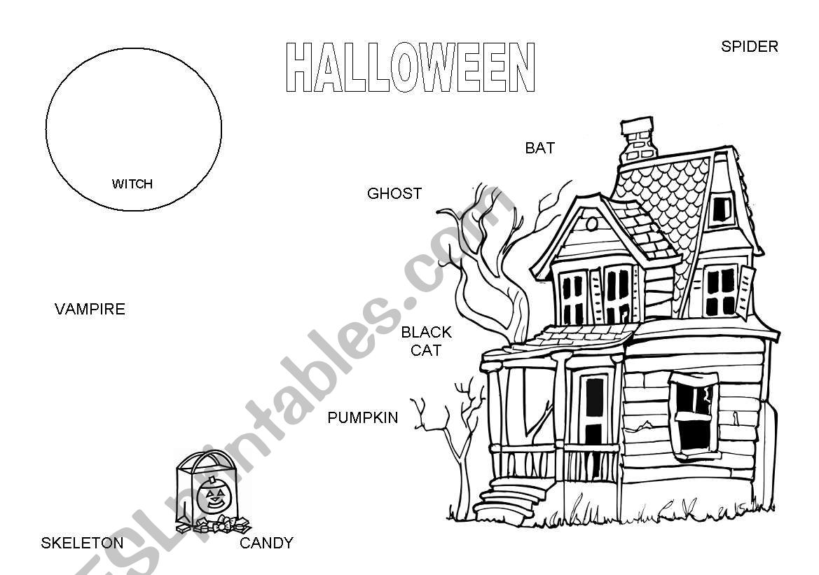 Halloween worksheet