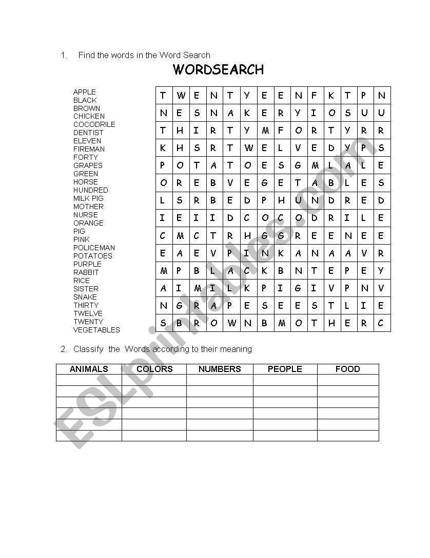 Review worksheet