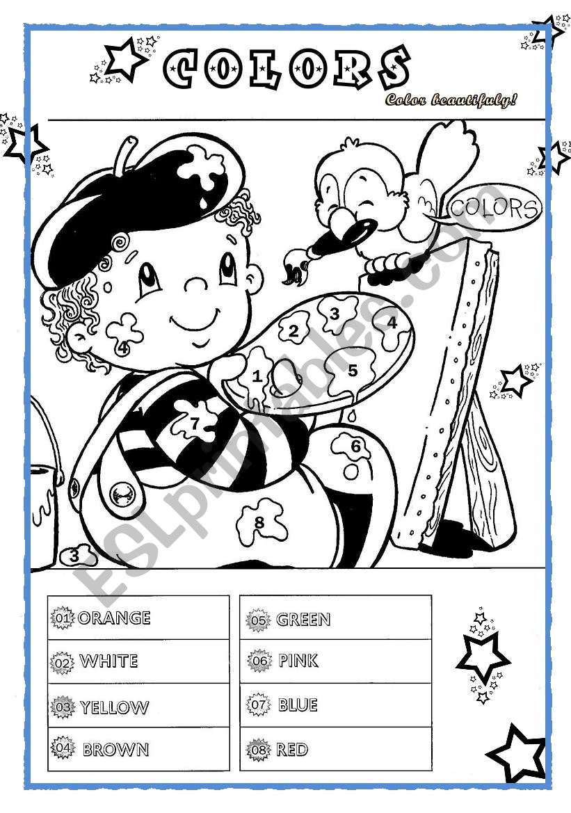 Color world worksheet