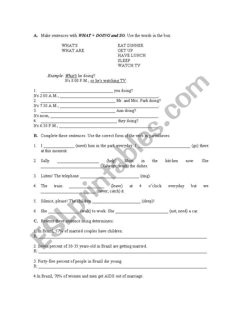 Review worksheet