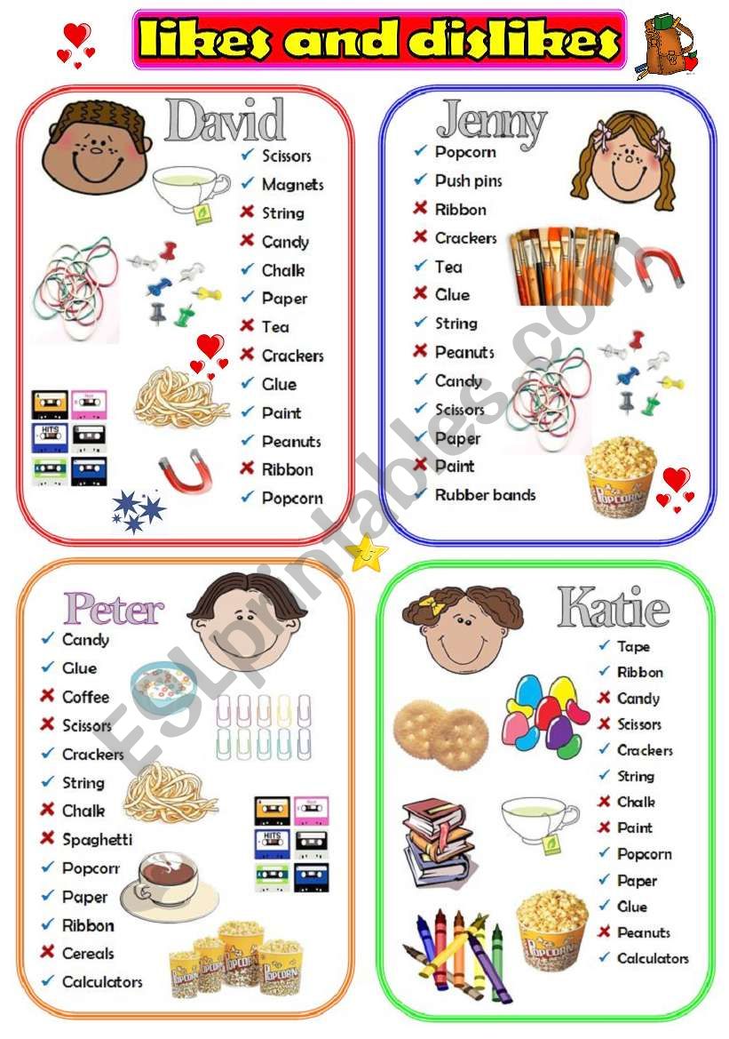 Like or Dislike_Has or DoesnÂ´t Have (Set 2)