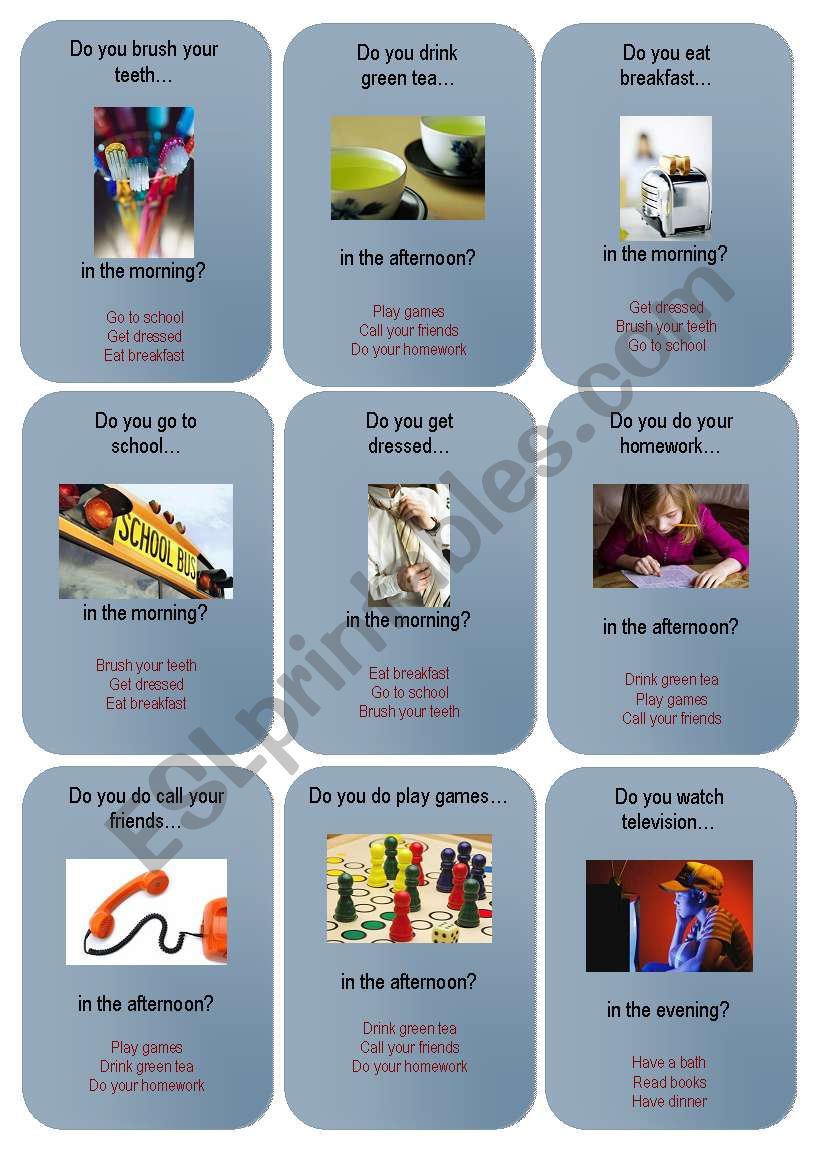 GO FISH CARD GAME worksheet