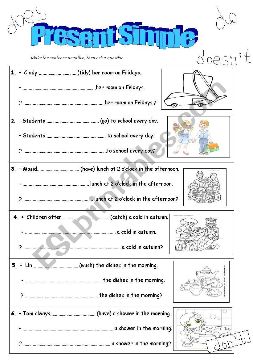 Present Simple worksheet