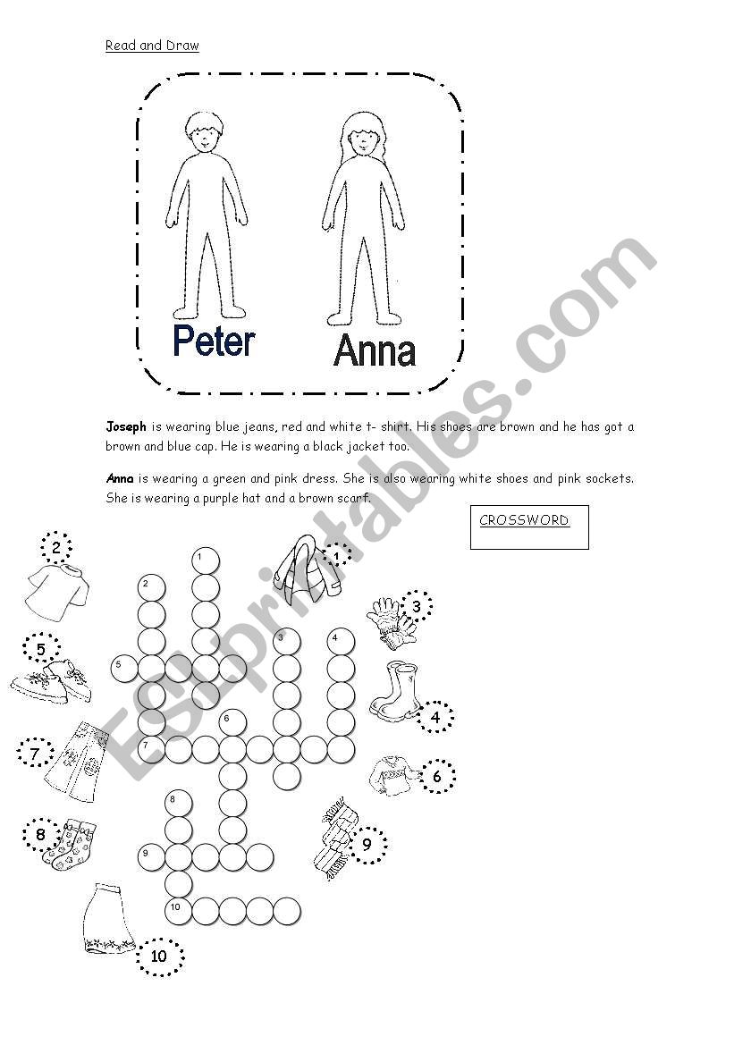 CLOTHES  worksheet