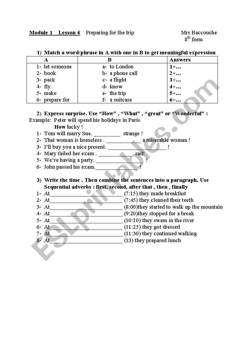 consolidation exercises worksheet