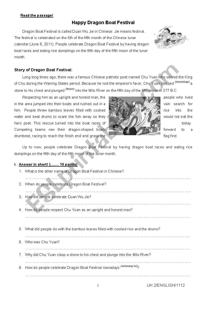 Present Perfect Tense, reading comprehension, suffixes and vocabularies