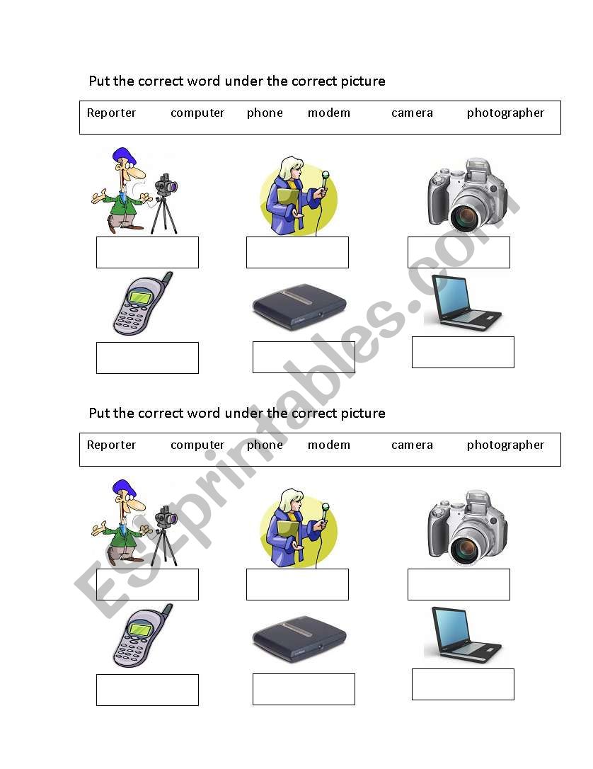 news vocabulary  worksheet