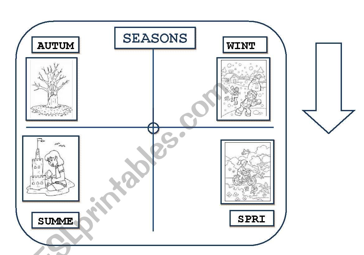 SEASONS worksheet