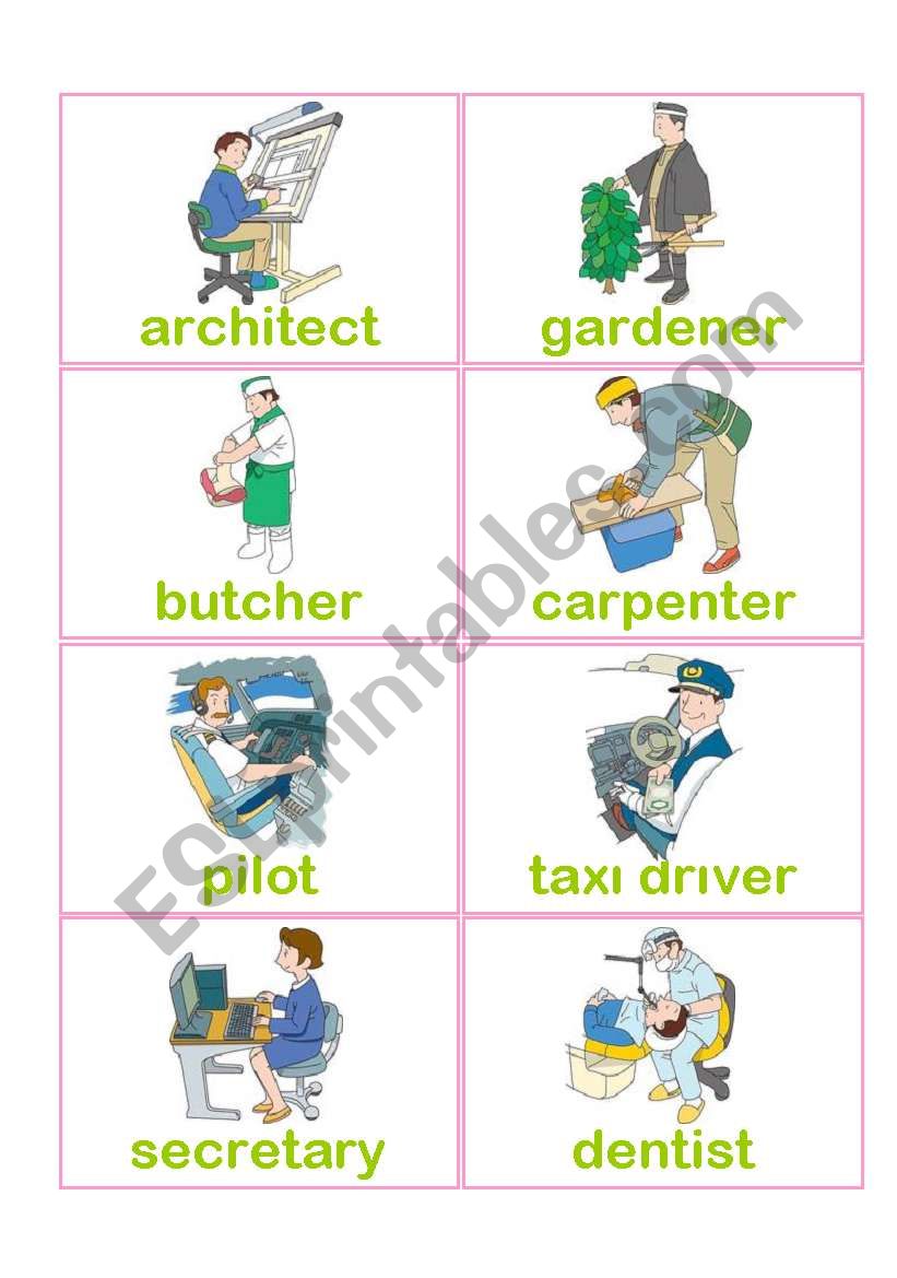 Occupations and Jobs Flashcards 3