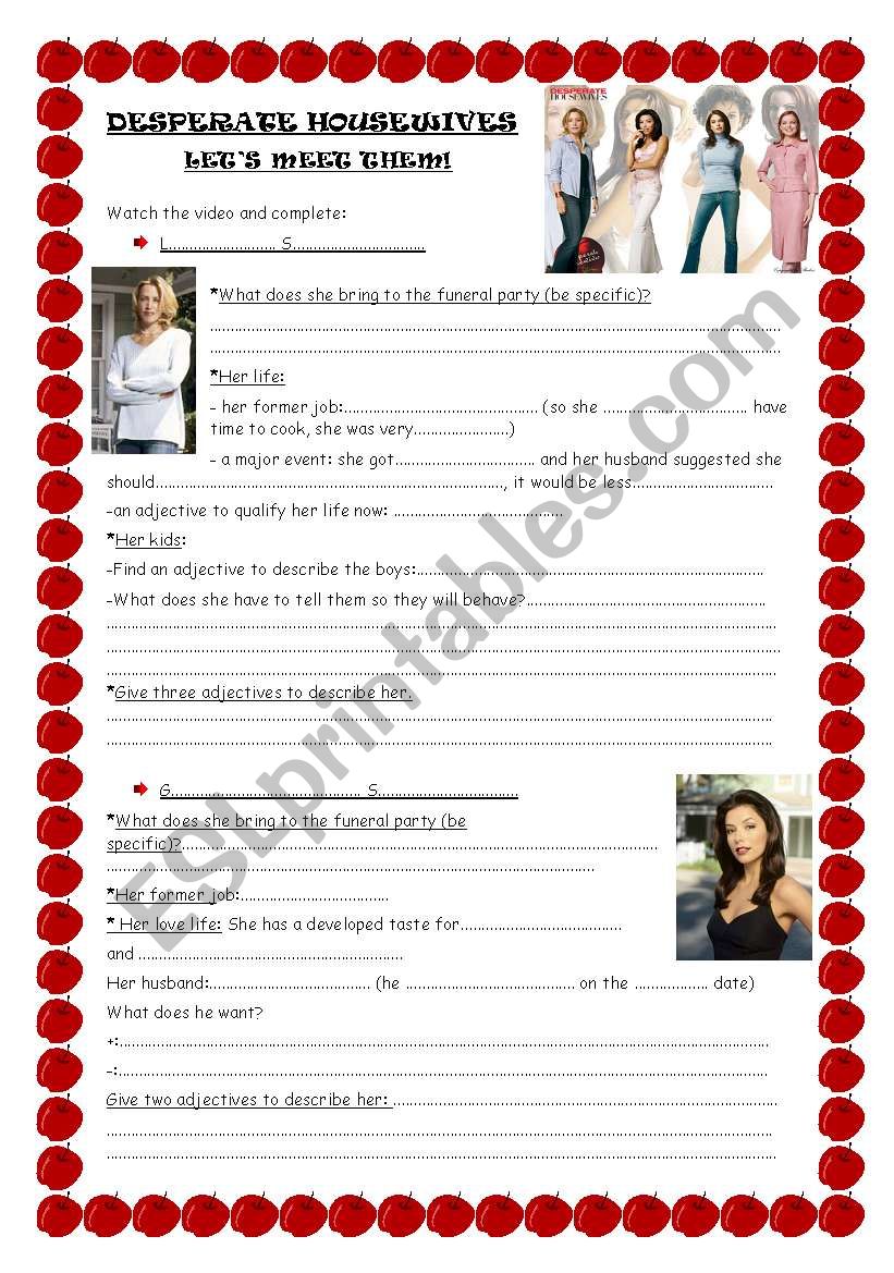 Desperate Housewives: LetÂ´s meet the girls