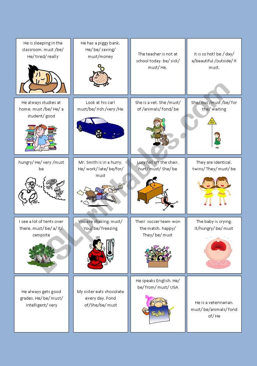 drawing-conclusions-with-must-be-esl-worksheet-by-barbarachiote