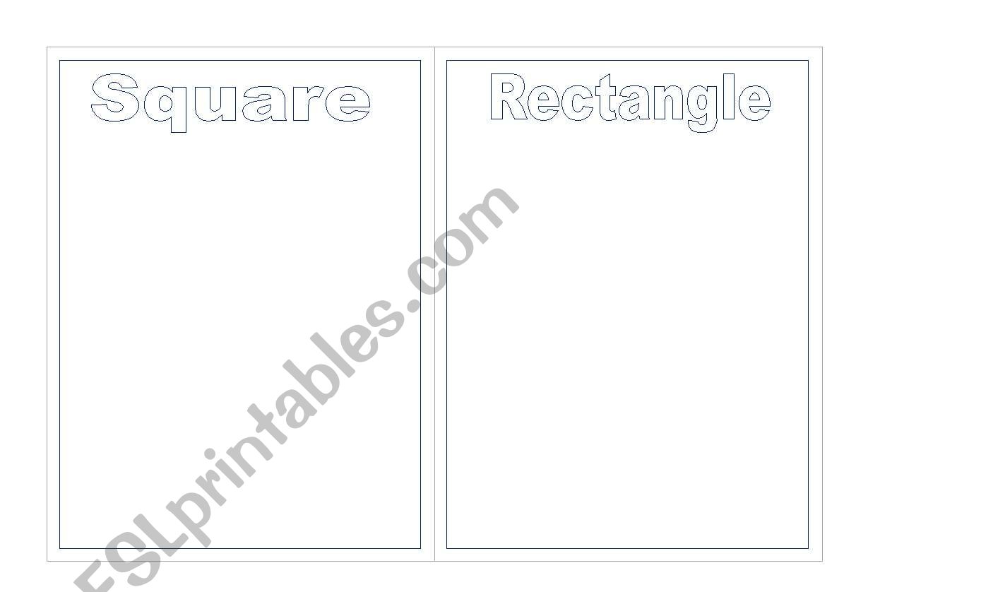 My shapes album worksheet