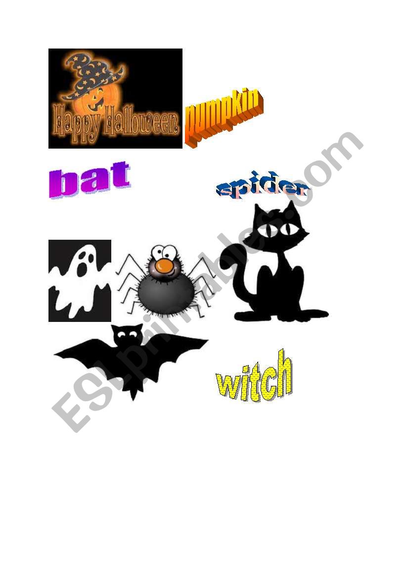 HALLOWEEN WORKSHEET worksheet
