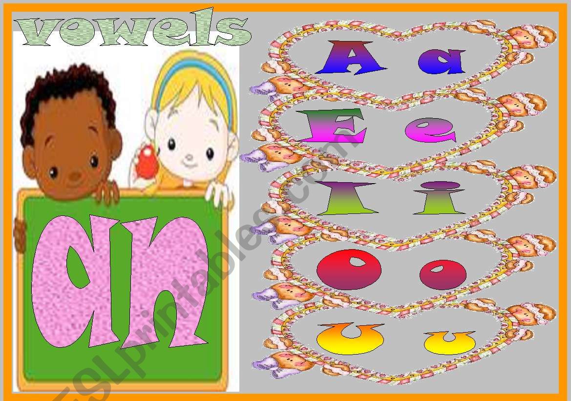 vowels worksheet