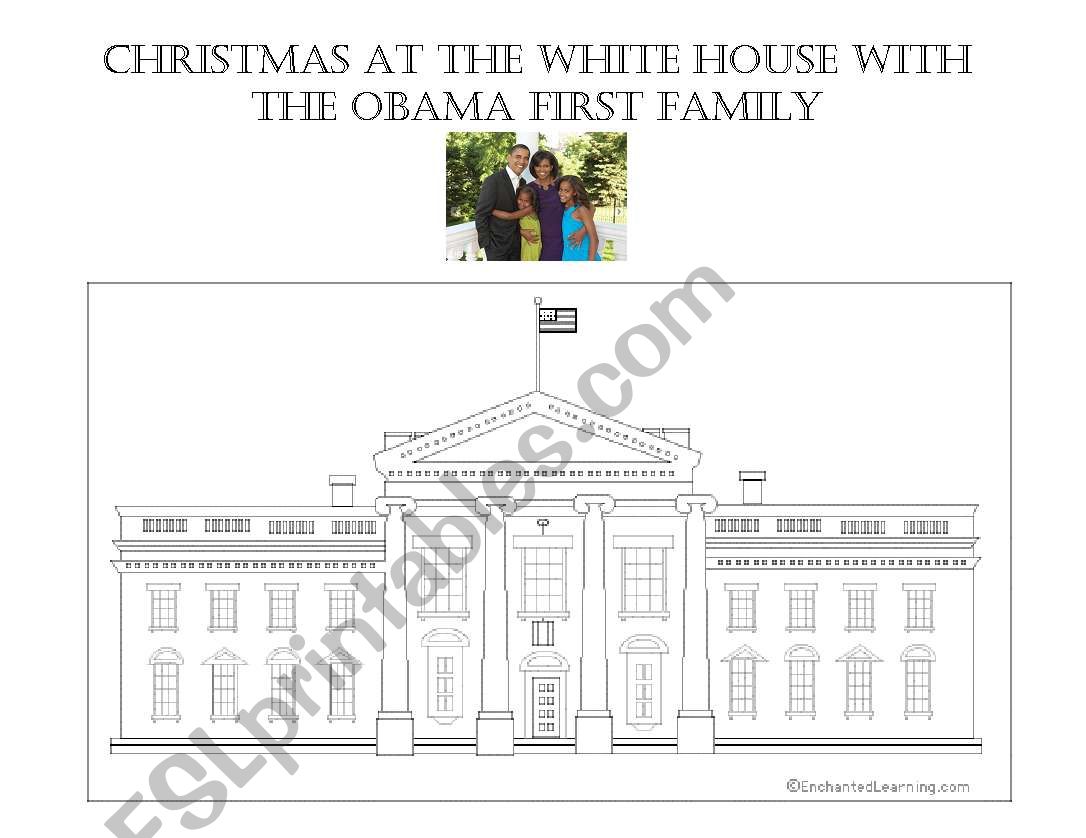 Christmas at the White House worksheet