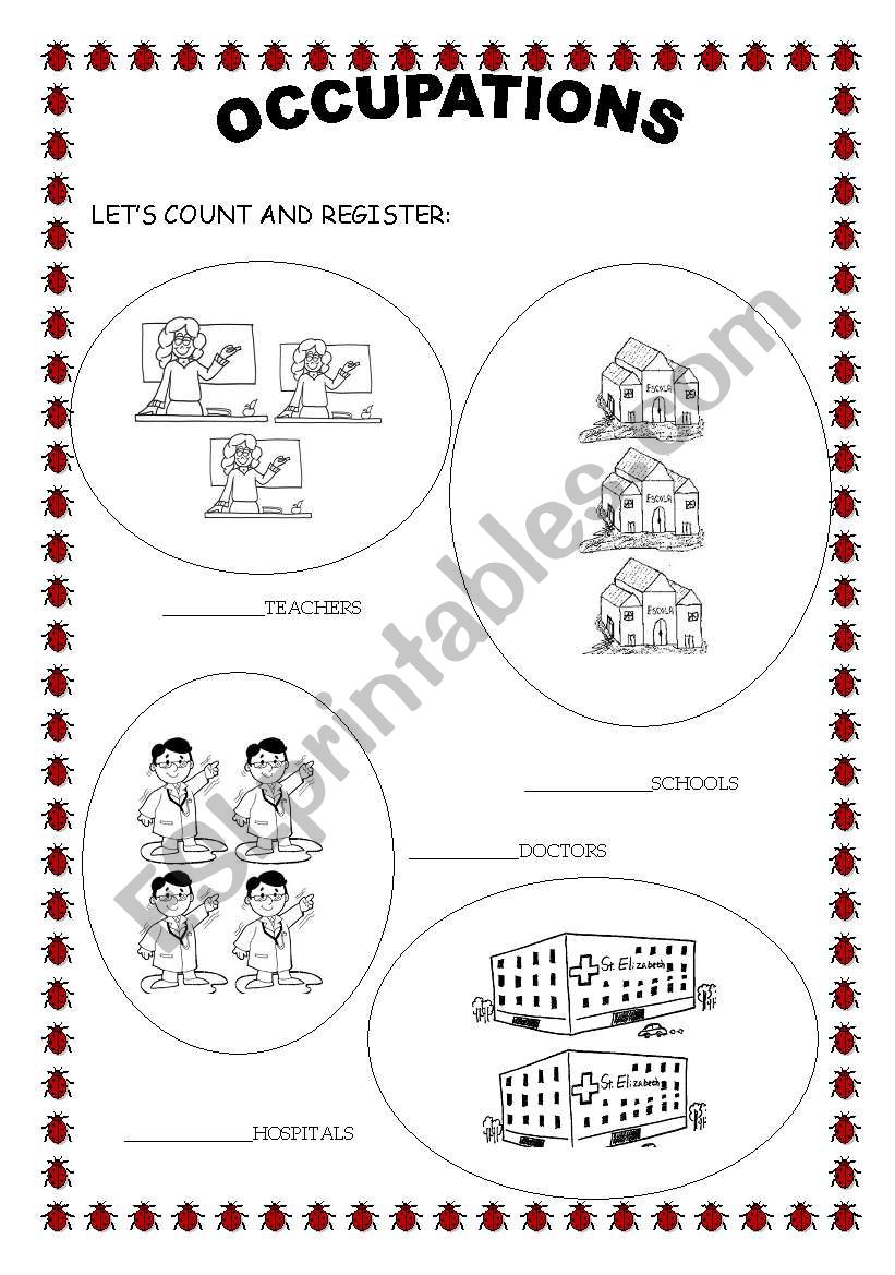 occupation worksheet