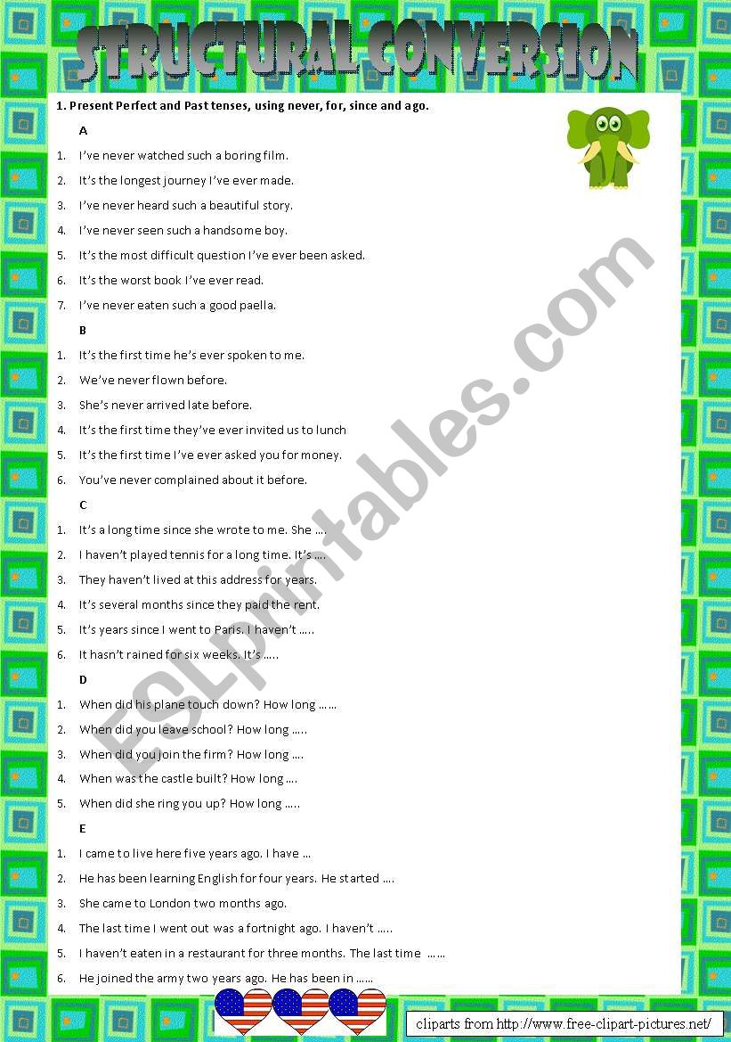 Rewriting sentences worksheet