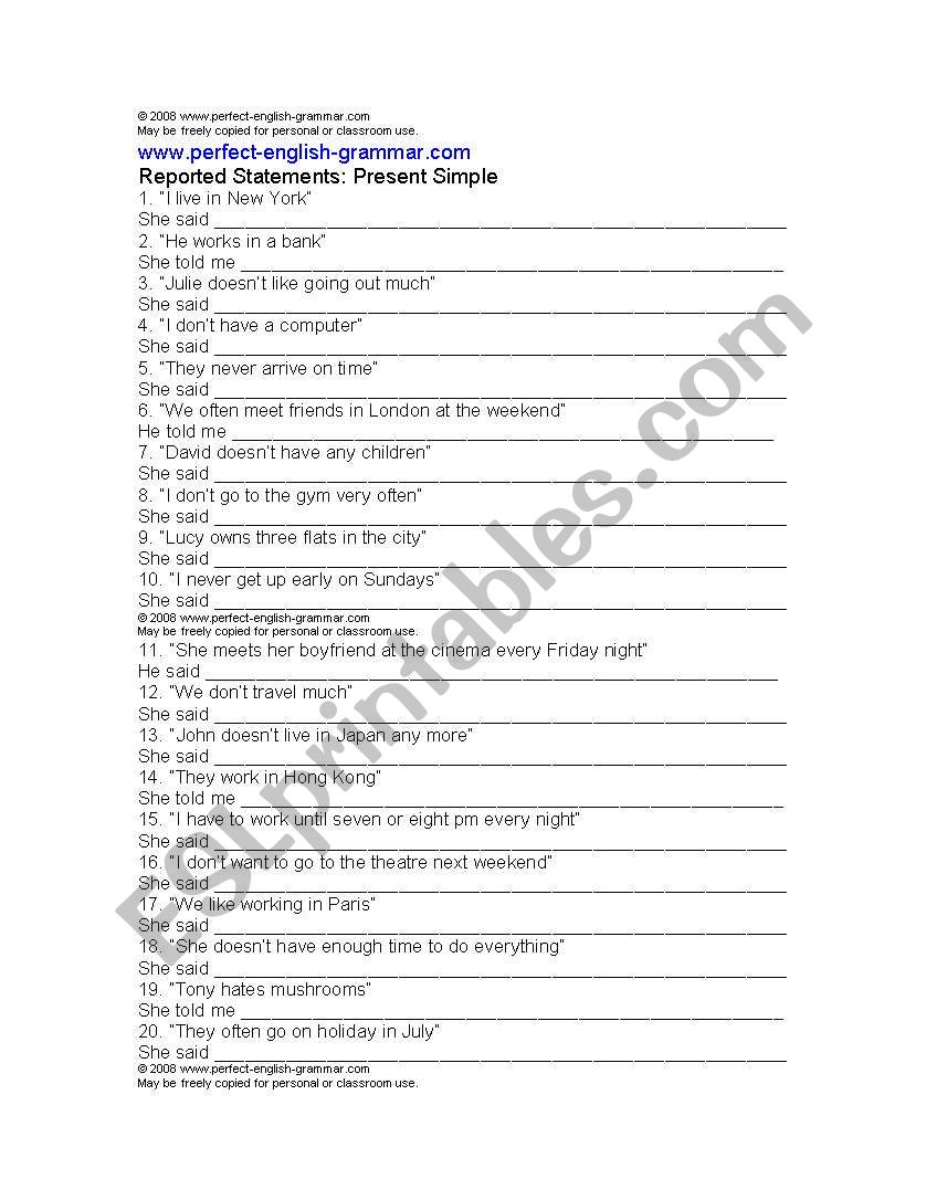 gerund worksheet