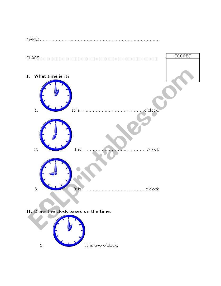 time worksheet worksheet