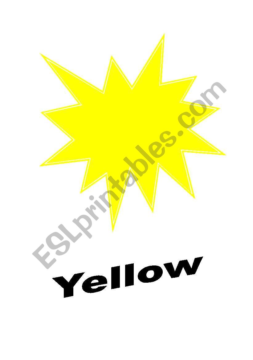 colours worksheet