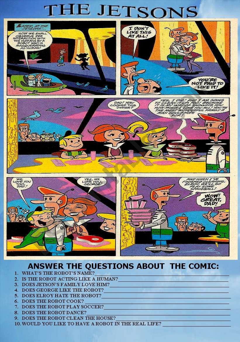 THE JETSONS worksheet