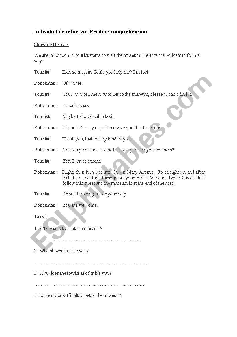 The city worksheet