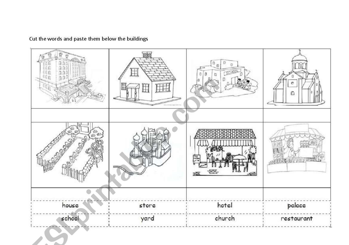 buildings worksheet