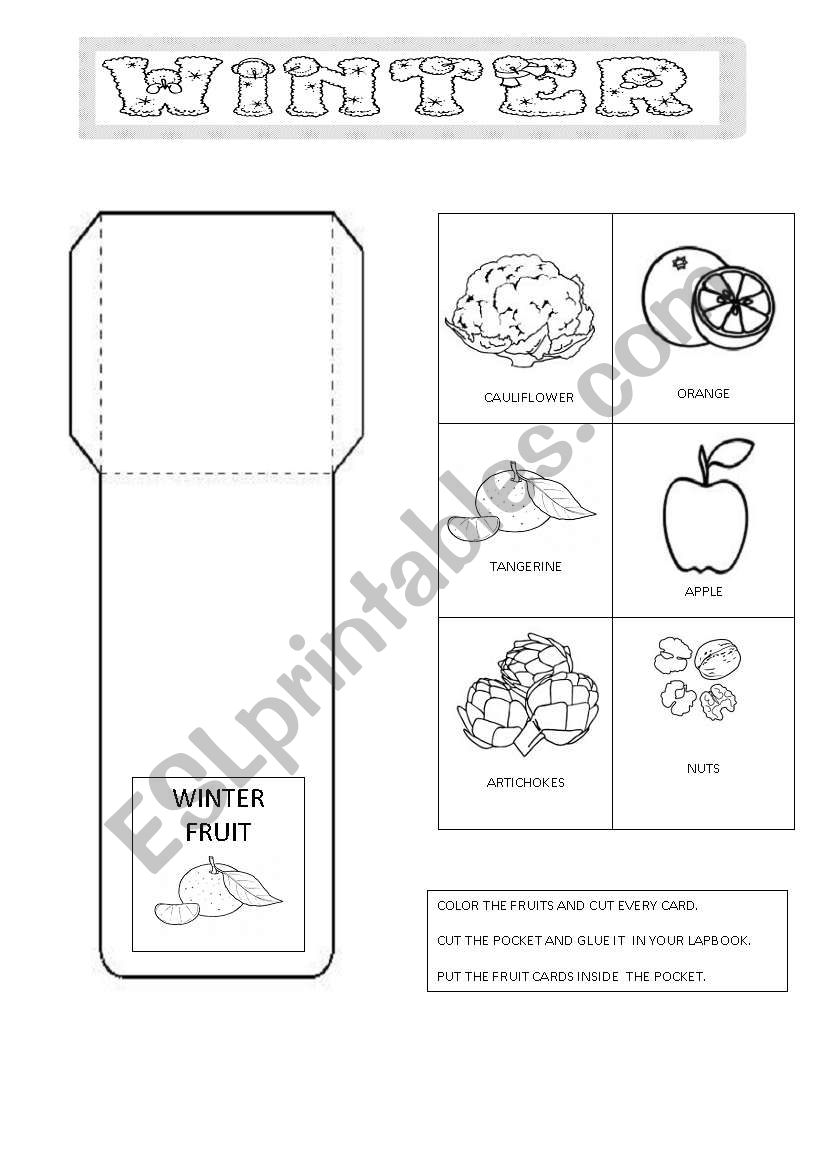 autumn and winter lapbook 2nd part