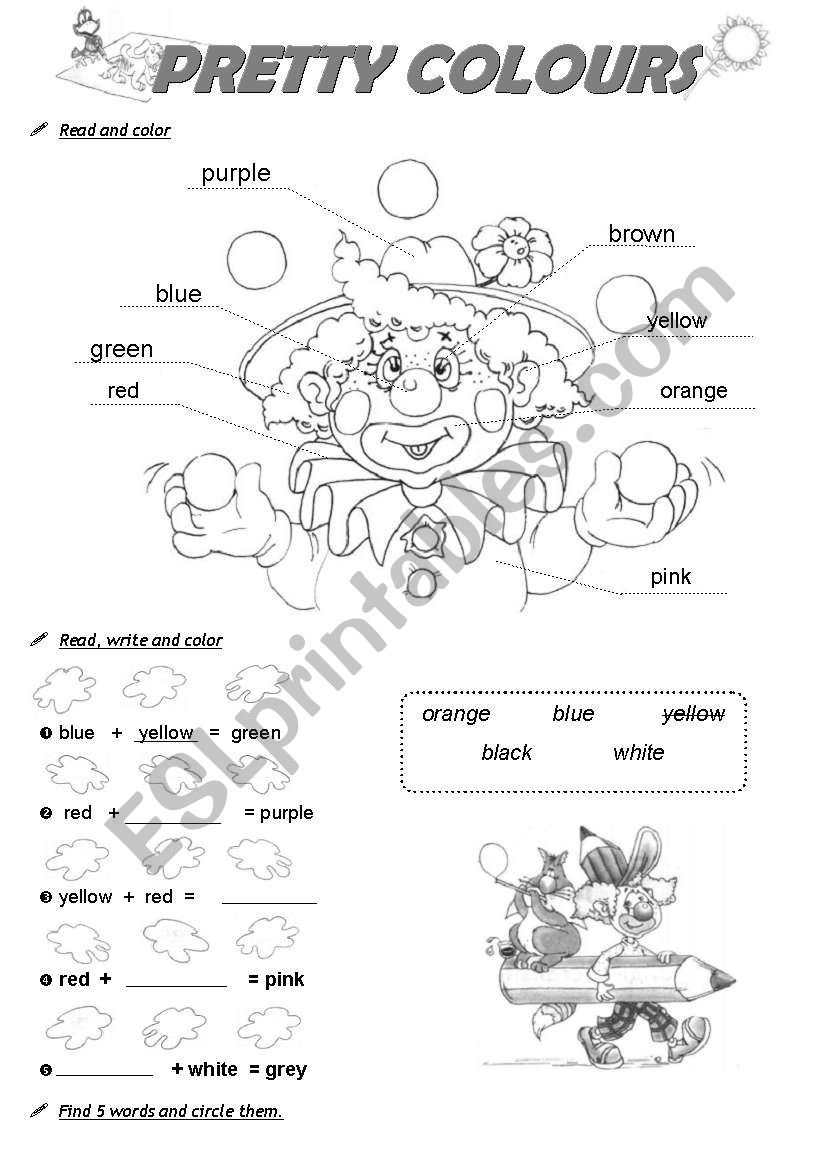 coloring page worksheet